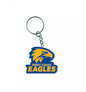 West Coast Eagles Metal Logo Key Ring