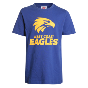 West Coast Eagles Logo Tee - Size 8