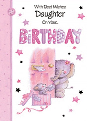 Daughter Birthday Card #E412-1
