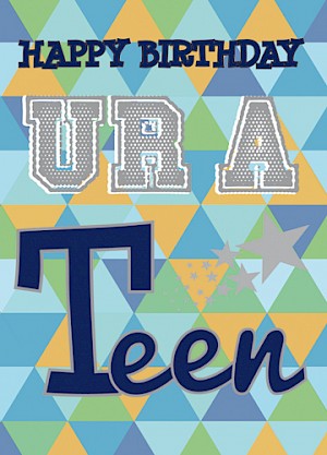 Teenage Boy Birthday Card #E121