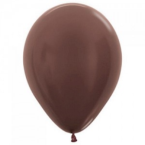 Metallic Chocolate 30cm Latex Balloon