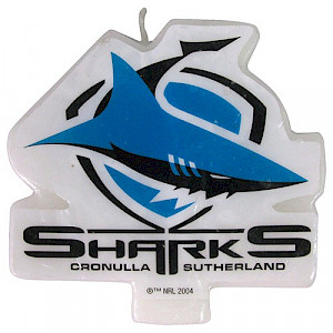 Cronulla Sharks Logo Candle
