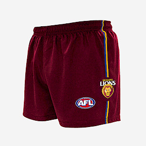 Brisbane Lions Football Shorts - Size 8