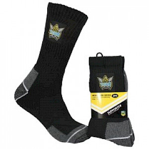 Gold Coast Titans 2PK Work Socks - Size 11-14