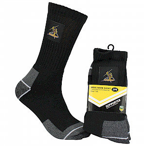 Melbourne Storm 2PK Work Socks - Size 11-14