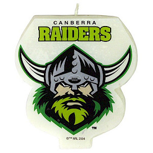 Canberra Raiders Logo Candle