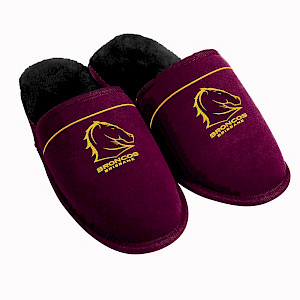 Brisbane Broncos Slippers - Size 10/11